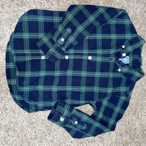 Plaid button down